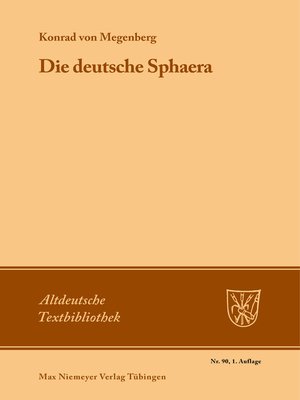 cover image of Die Deutsche Sphaera